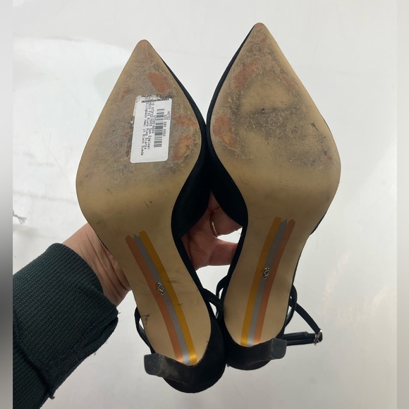 Sam Edelman Bianka Slingback Heel in Black Suede - Size 10 - G83-8 - Picture 5 of 8